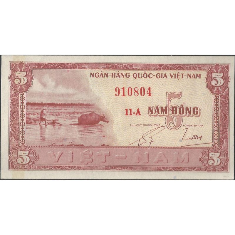 Vietnam Sur, 5 Dong ND1955 P13a
