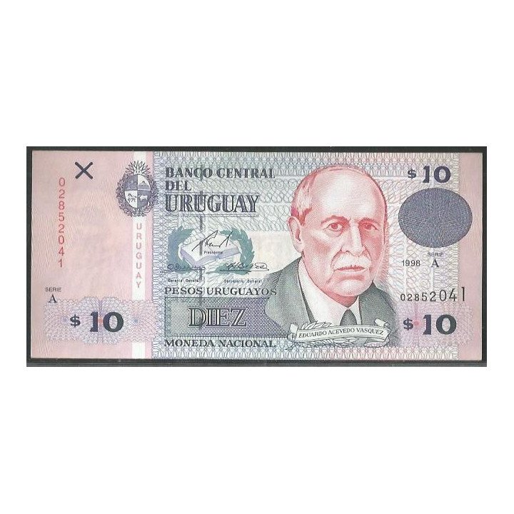 Uruguay 10 Pesos 1998 A P81a