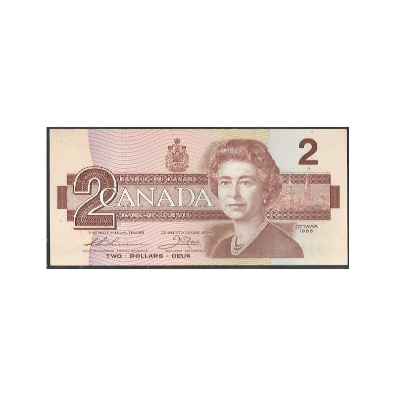 Canada, 2 Dollars 1986 P94b