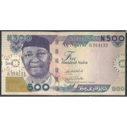 Nigeria 500 Naira 2008 P30g1