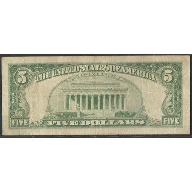 Estados Unidos, 5 Dollars 1963 P383