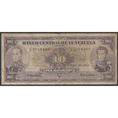Venezuela, 10 Bolivares 10...