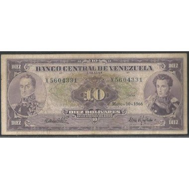 Venezuela, 10 Bolivares 10...