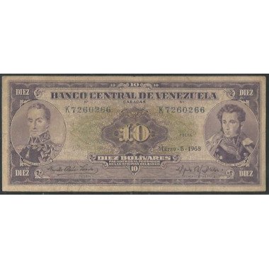 Venezuela, 10 Bolivares 5...