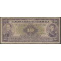Venezuela, 10 Bolivares 5 Mar 1968 K 7 Dig P45e