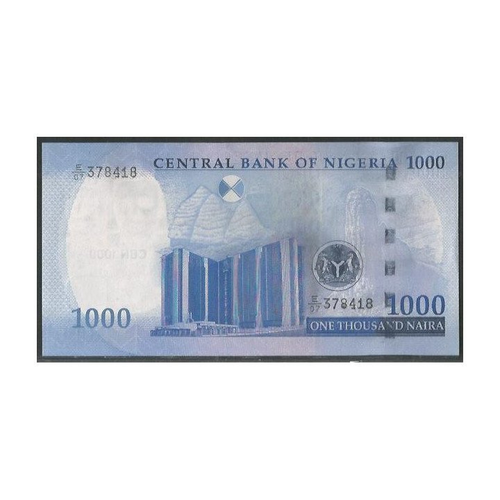 Nigeria 1.000 Naira 2023 P49 reverso
