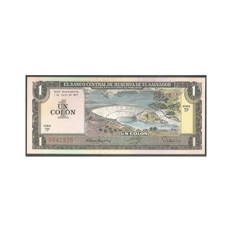 El Salvador, 1 Colon 7 JUL 1977 P125a