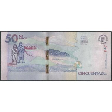 Billete de 50.000 Pesos 23 Jul 2019 BJ BGWNF50-