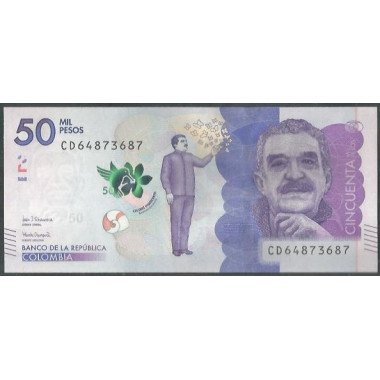 Billete de 50.000 Pesos 26 May 2020 CD BGWNF50-