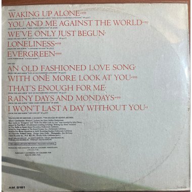 Paul Williams, Classics  Colombia 1972