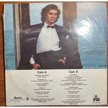 Camilo Sesto - Bienvenido  - Colombia 1985