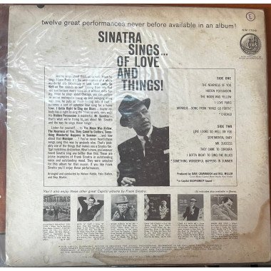 Frank Sinatra - ...Of Love and Things  - Colombia 1962