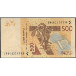 Guinea Bisseau 500 Francs 2018 P919Sg
