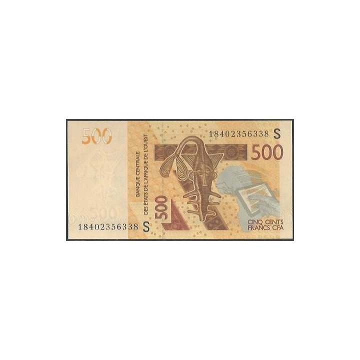 Guinea Bisseau 500 Francs 2018 P919Sg