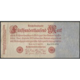Alemania 500.000 25 Jul 1923 P92