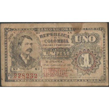 Banco Nacional 1 Peso 30 Sep 1900 P270