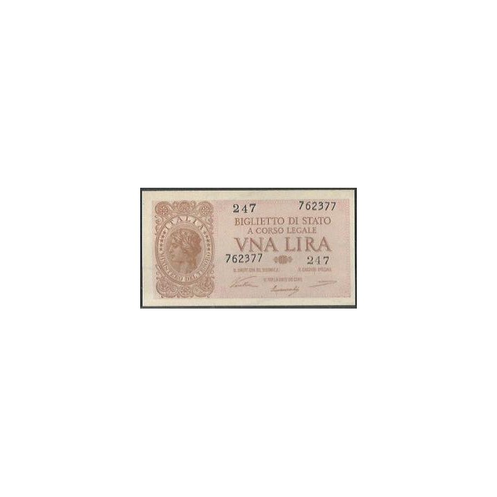 Italia 1 Lira 23 Nov 1944 P29a