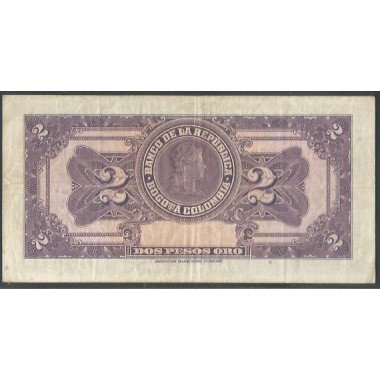 Billete de 2 Pesos 1 Ene 1945 BGW088