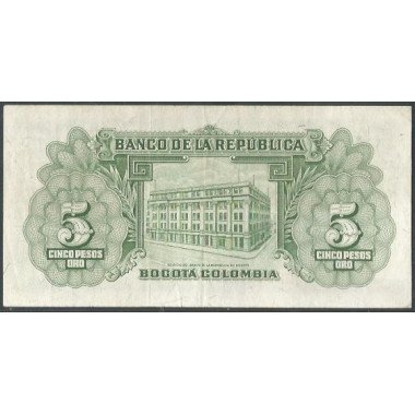 Billete de 5 Pesos 1 Ene 1953 M23973191 BGW124