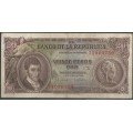 Billete de 20 Pesos 2 ene 1965 BGW222