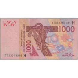 Niger 1.000 Francs 2004 P615Hb