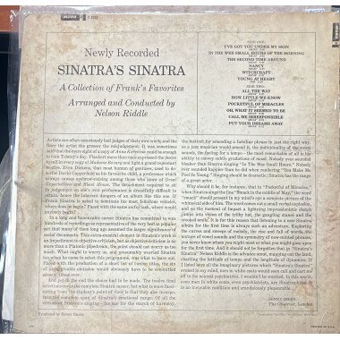 Frank Sinatra -  Sinatra's Sinatra- USA 1963