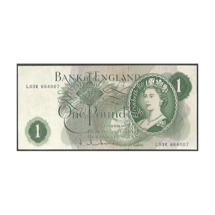 Inglaterra 1 Pound ND1962-66 P374c