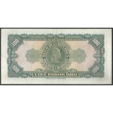 Billete de 100 Pesos 20 Jul 1967 BGW297