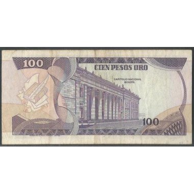 Billete de 100 Pesos 1 Ene 1980 Serie A BGW312
