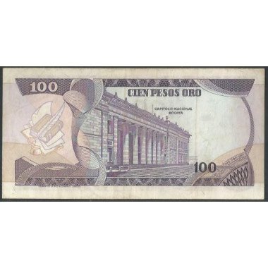 Billete de 100 Pesos 1 Ene 1980 Serie B BGW313