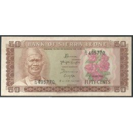 Sierra Leona 50 Cents 4 Ago 1984 P4e