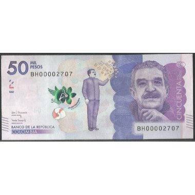 Billete de 50.000 Pesos 23 Jul 2019 BH BGWNF50-