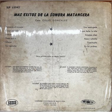 Sonora Matancera - Exitos canta Celio Gonzalez -Colombia