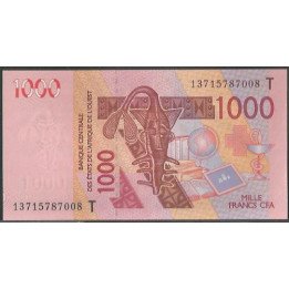Togo 1.000 Francs 2013 P815Tm