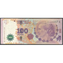 Argentina 100 Pesos ND2012 Serie Ñ P358b