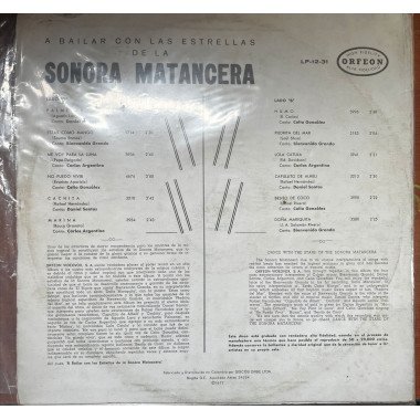 Sonora Matancera- A Bailar! - Colombia
