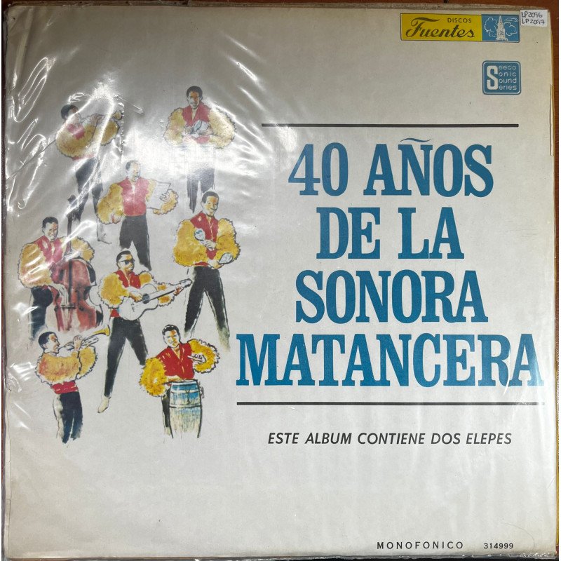 Sonora Matancera- 40 Años De La Sonora ( 2 VINILOS ) - Colombia