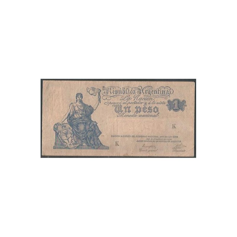 Argentina, 1 Peso ND1935 Serie K P235