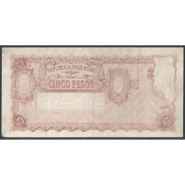 Argentina, 5 Pesos ND1951-9 Serie H P264d