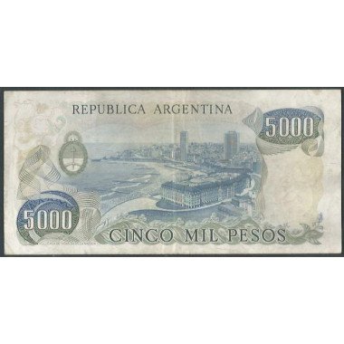 Argentina, 5.000 Pesos ND1977-83 Serie A P305a