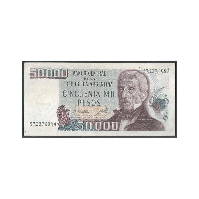 Argentina, 50.000 Pesos ND1979-83 Serie A P307