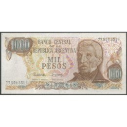 Argentina 1.000 Pesos ND1976-83 Serie I P304d