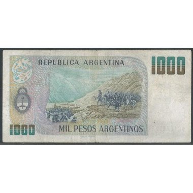 Argentina, 1.000 Pesos Argentinos ND1983-5 Serie A P317a