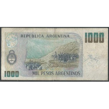 Argentina, 1.000 Pesos Argentinos ND1983-5 Serie B P317a