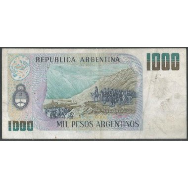 Argentina, 1.000 Pesos Argentinos ND1983-5 Serie C P317b
