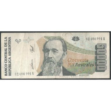 Argentina, 50.000 Australes...