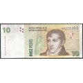 Argentina, 10 Pesos ND2003 Serie O P354a