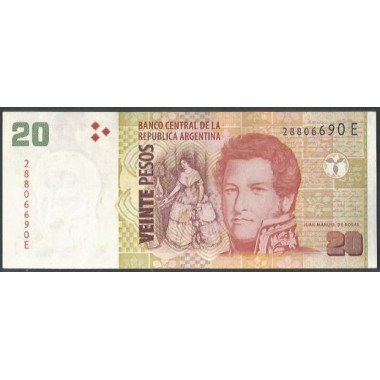 Argentina, 20 Pesos ND2013 Serie E P355b