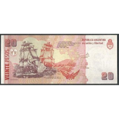 Argentina, 20 Pesos ND2013 Serie E P355b