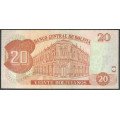 Bolivia, 20 Bolivianos L 28 Nov 1986 ND2014 Serie I P239A